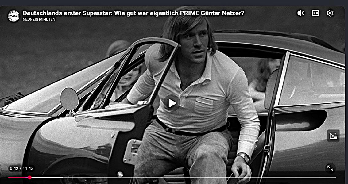 Die mobile Dreierkette: Mit Günter Netzer