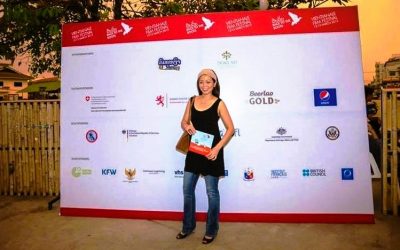 Vientianale: Der rote Teppich ist aus Asphalt