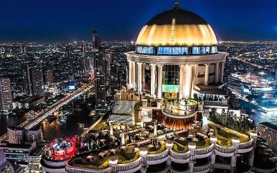 Bali Honeymoon (1): Aufwärmen im Himmel über Bangkok