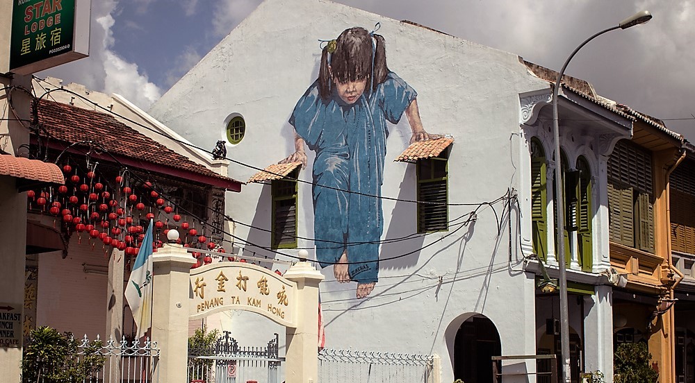 Street Art, Georgetown/Penang, Malaysia (Photo B. Linnhoff/Faszination Fernost)