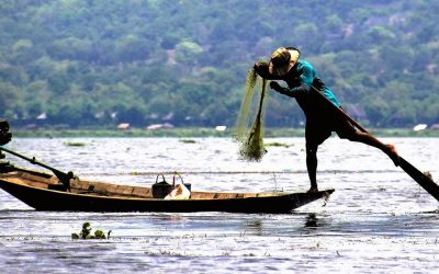 Die Einbein-Tänzer vom Inle-See