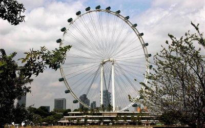 Singapur Flyer – wir drehen am Rad