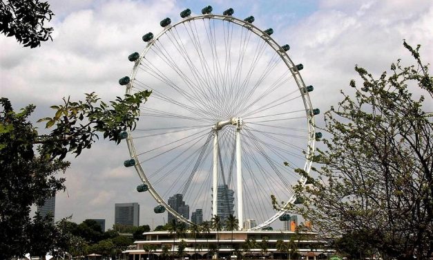 Singapur Flyer – wir drehen am Rad