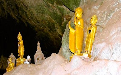 Von Luang Prabang nach Huay Xai (2): Pak Ou – Buddhas Höhlen am Mekong