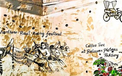 Auf einen nackten Espresso in Vientiane