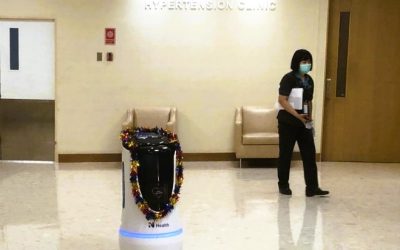 Tagebuch 23. Januar 2022: Roboter IMG_5089 im Bangkok Hospital