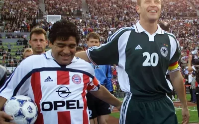 Zeitreise: Matthäus-Abschied, Maradona-Zauber, Aftershow-Party –  und alles ohne Karte