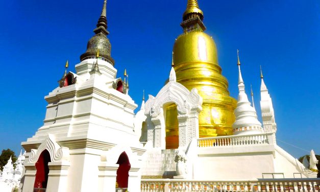 Wat Suan Dok: Buddhas Knochen in der goldenen Stupa