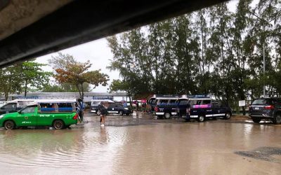 Tagebuch 18. Februar 2022: Im Starkregen nach Koh Phangan