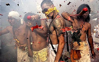 Vegetarisches Festival Phuket: Schmerz lass nach